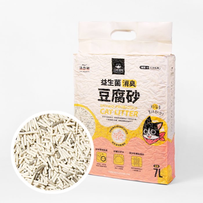 汪喵星球 - 益生菌消臭豆腐砂(迷迭條型/原味條型/米粒型)
