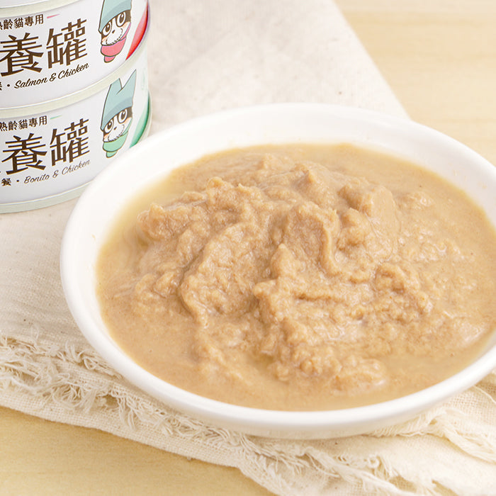 汪喵星球 - 銀養罐|熟齡貓無膠銀養主食罐