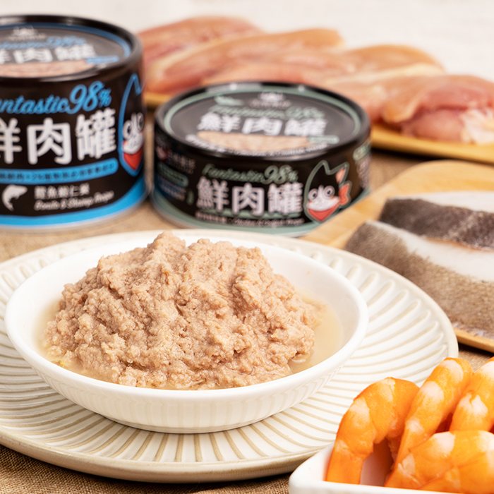 汪喵星球 - 貓主食罐|鮮肉罐|貓咪98%無膠鮮肉主食罐