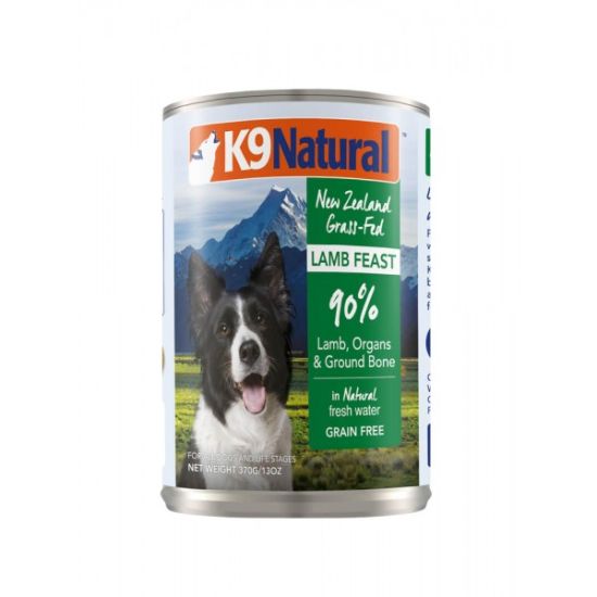 K9 Natural - 狗罐頭 170g&370g -(牛肉/羊肉/雞肉/牛肉藍尖尾鱈魚/羊肉及三文魚)