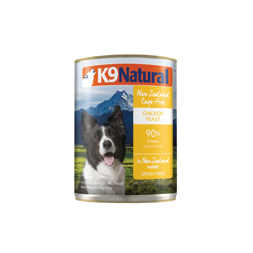 K9 Natural - 狗罐頭 170g&370g -(牛肉/羊肉/雞肉/牛肉藍尖尾鱈魚/羊肉及三文魚)