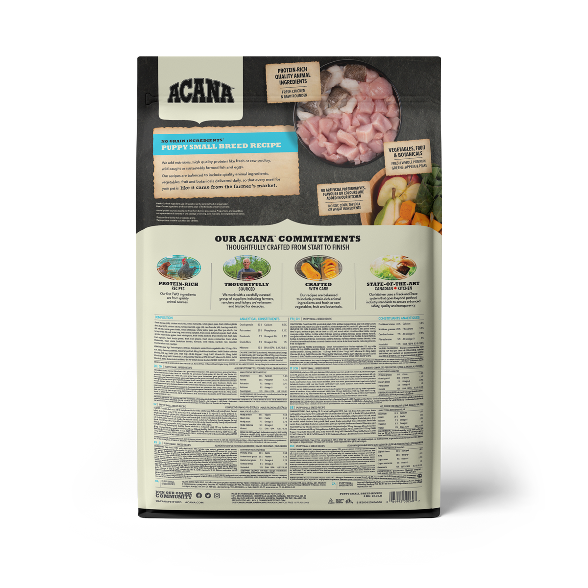 ACANA - 挑嘴小型幼犬無穀配方飼料(2kg/6kg)