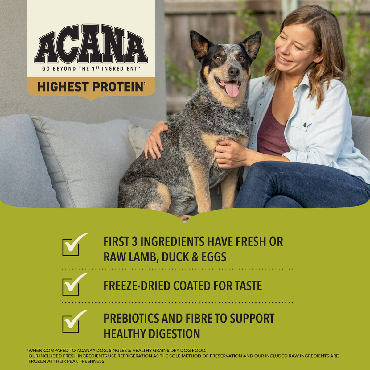 ACANA - 無穀物狗糧地域素材草原配方(2kg/11.4 kg)