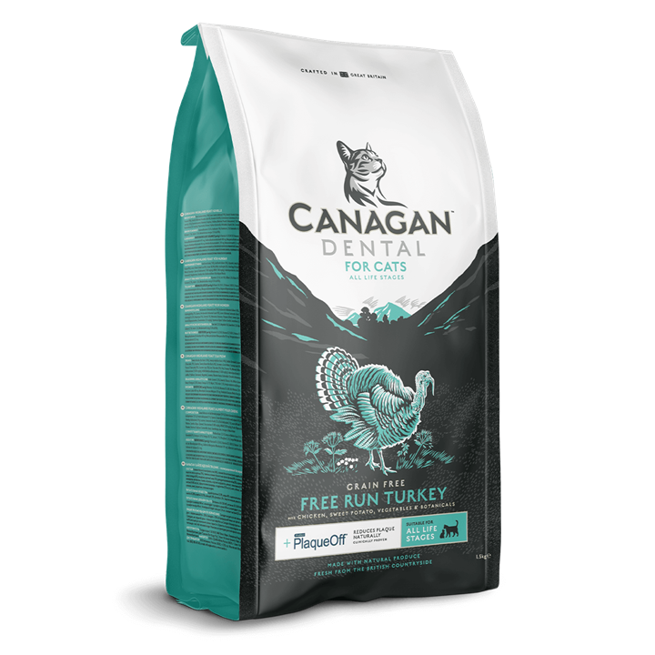 CANAGAN - 無穀物火雞健齒貓糧配方(1.5kg/4kg)