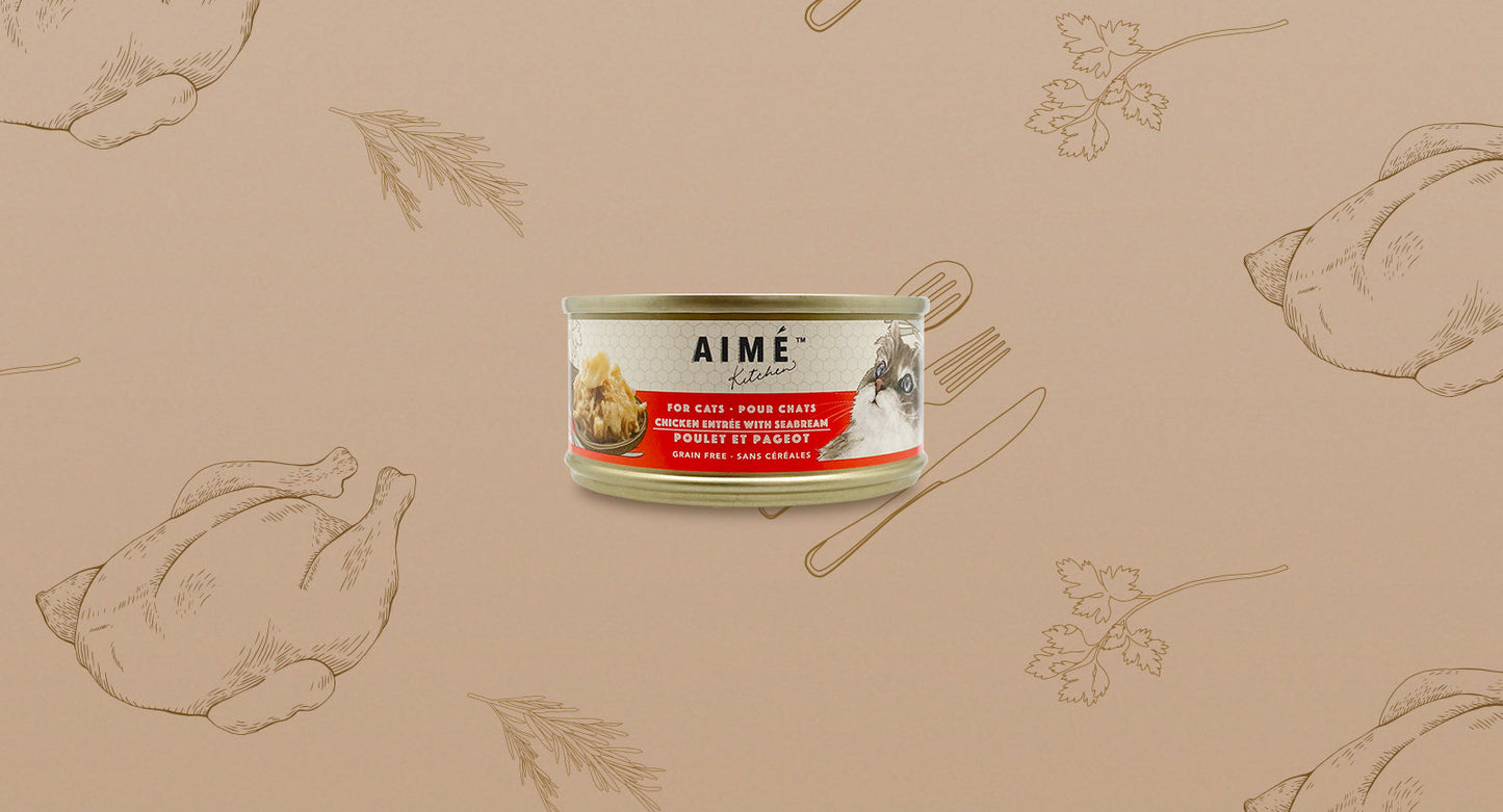 Aimé Kitchen - 啖啖肉補水系列 - 無穀物營養貓罐