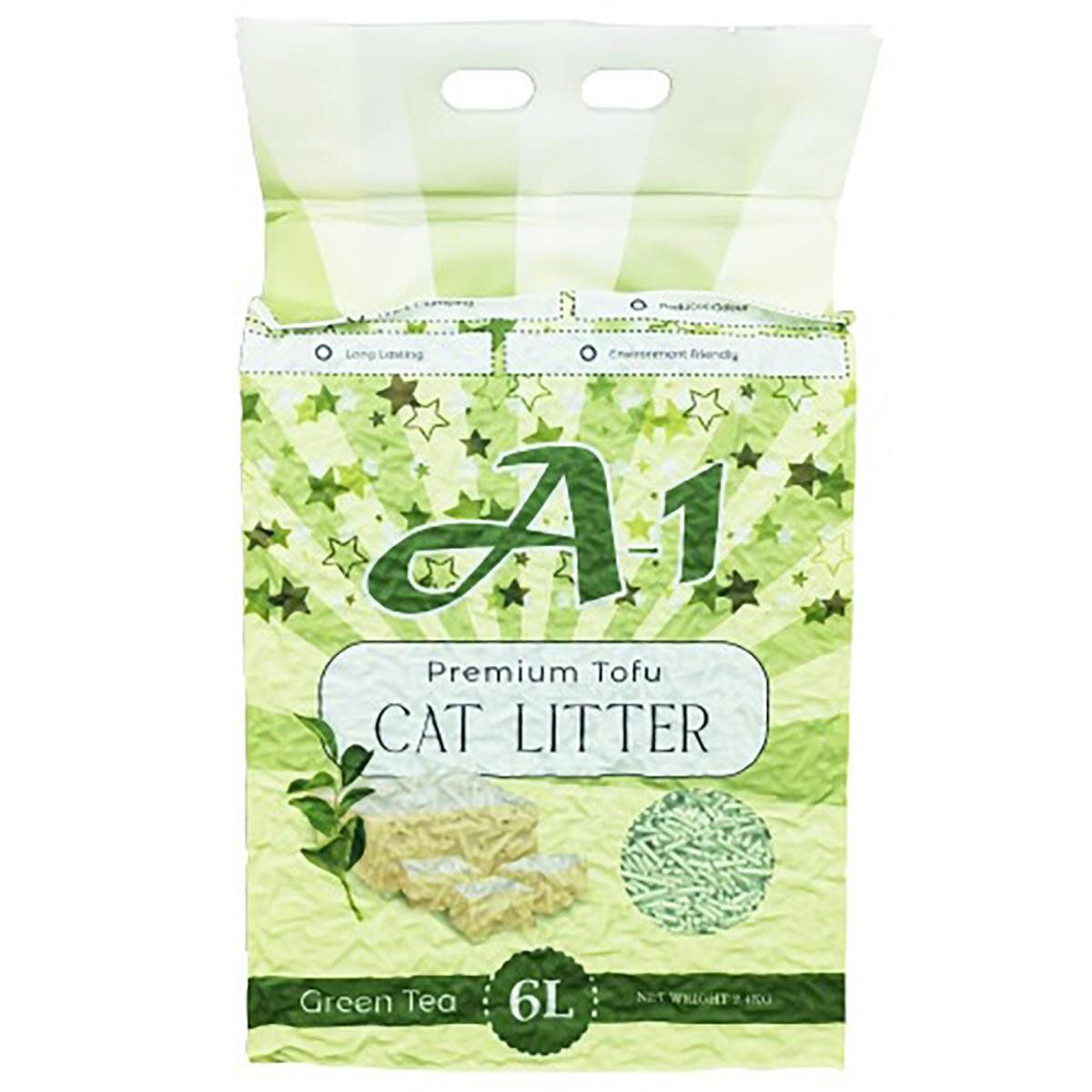 A1 綠茶天然豆腐貓砂 6L