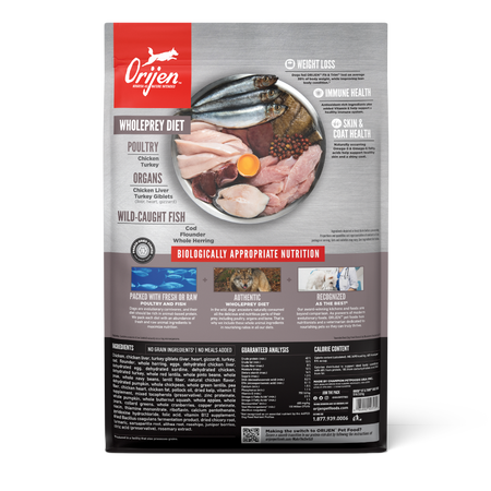 Orijen - 無穀物健美配方狗乾糧(2kg/6kg/11.4kg)