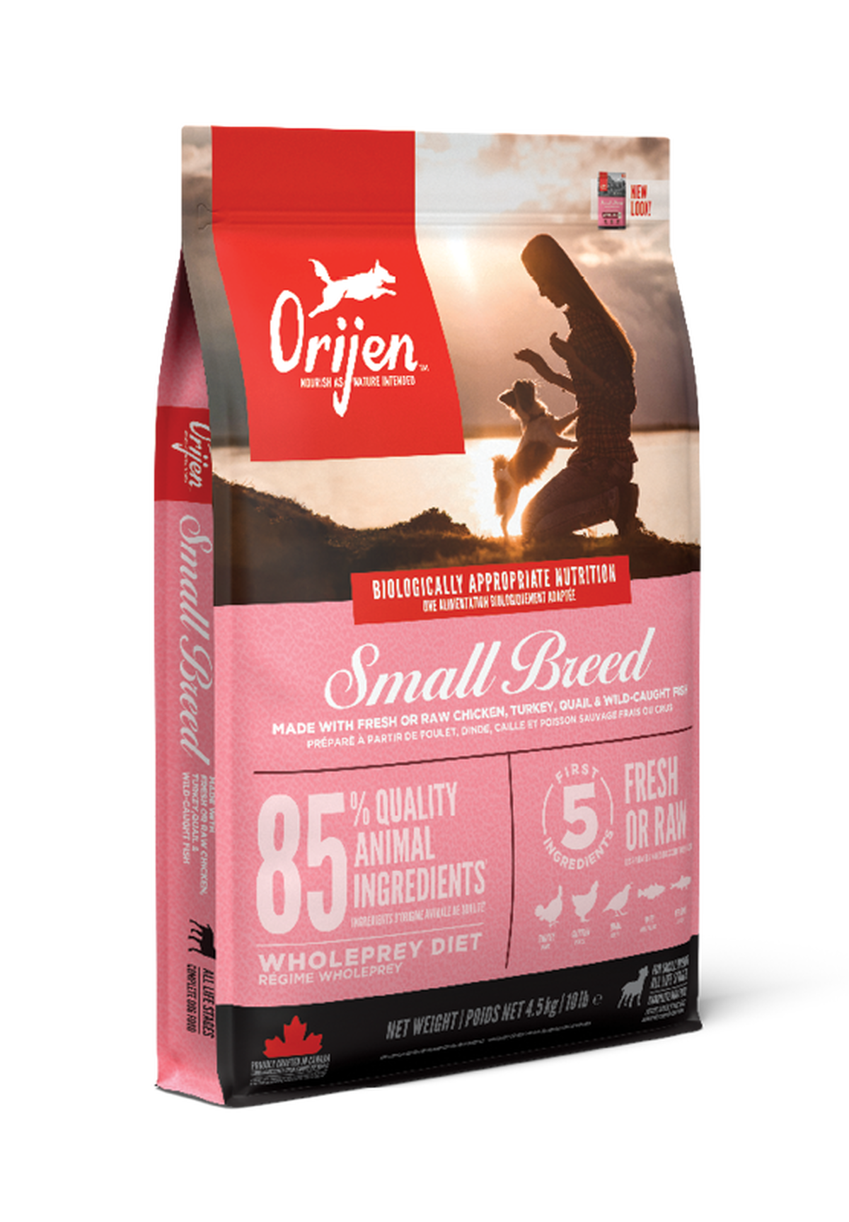 Orijen - 雞肉小型成犬無榖飼料(1.8kg/4.5kg)