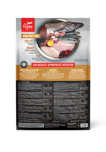 Orijen - 無穀配方幼犬飼料 - 85%優質肉含量(2kg/6kg/11.4kg)