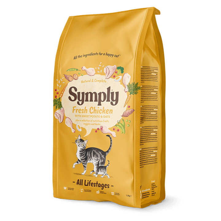 Symply - 鮮雞肉全方位貓糧配方(1.5kg/4kg)