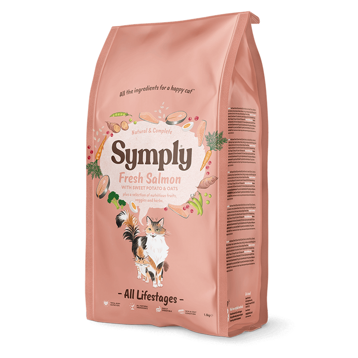 Symply - 鮮三文魚全方位貓糧配方(1.5kg/4kg)