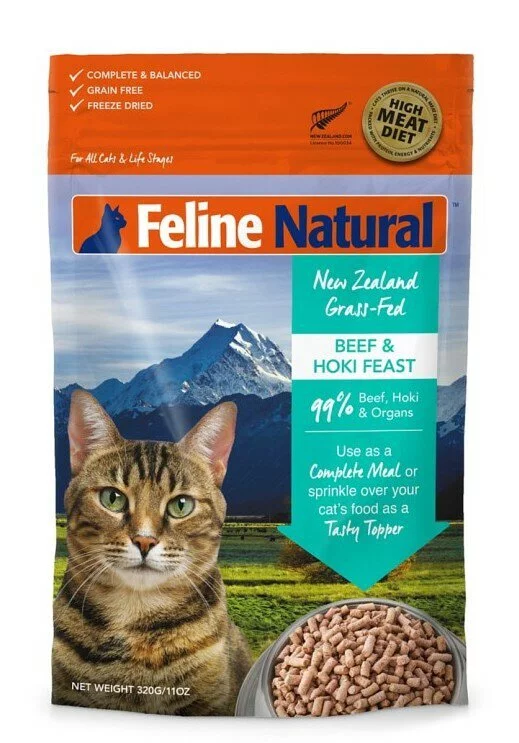 Feline Natural - 凍乾生肉貓糧 - 羊肉三文魚盛宴（320 g）