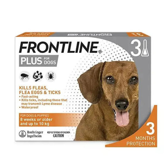 Frontline Plus – 犬用 殺蝨防牛蜱滴劑 (3支裝)
