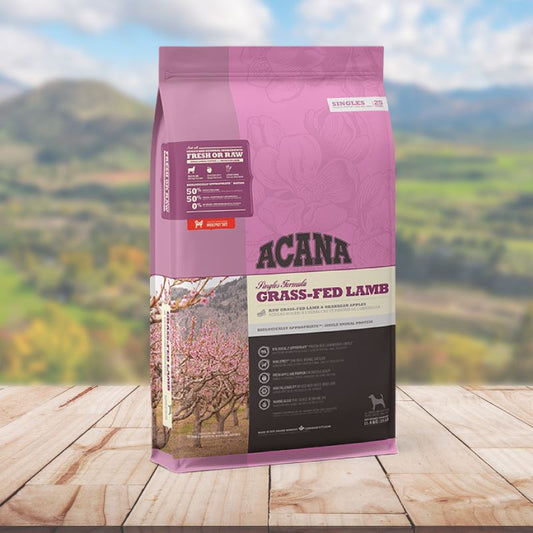 ACANA - 無穀物單一蛋白草飼羊狗糧配方（2kg／6kg／11.4 kg）