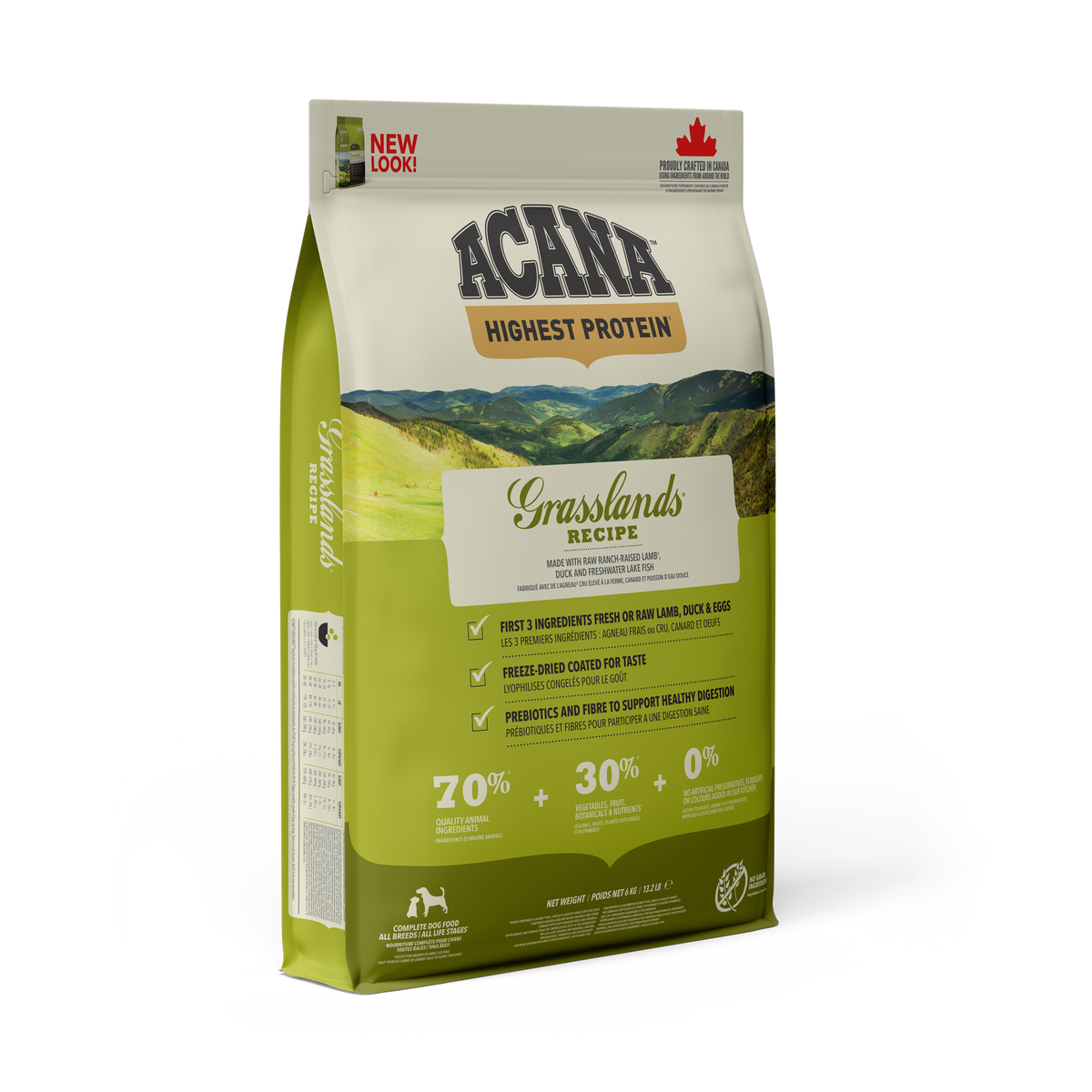 ACANA - 無穀物狗糧地域素材草原配方（2kg／11.4 kg）