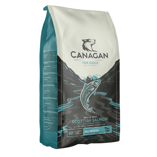 CANAGAN - 無穀物蘇格蘭三文魚狗糧配方（2kg／6kg／12kg）