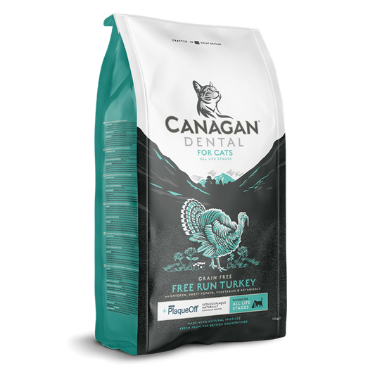 CANAGAN - 無穀物火雞健齒貓糧配方（1.5kg／4kg）