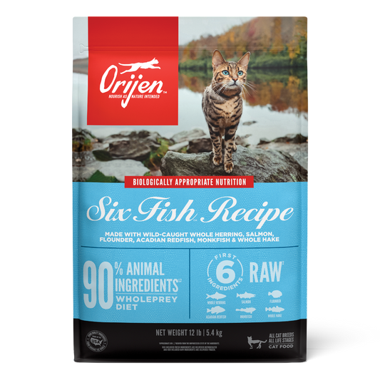 Orijen - 無穀物六種魚海鮮貓糧配方（1.8kg／5.4kg）