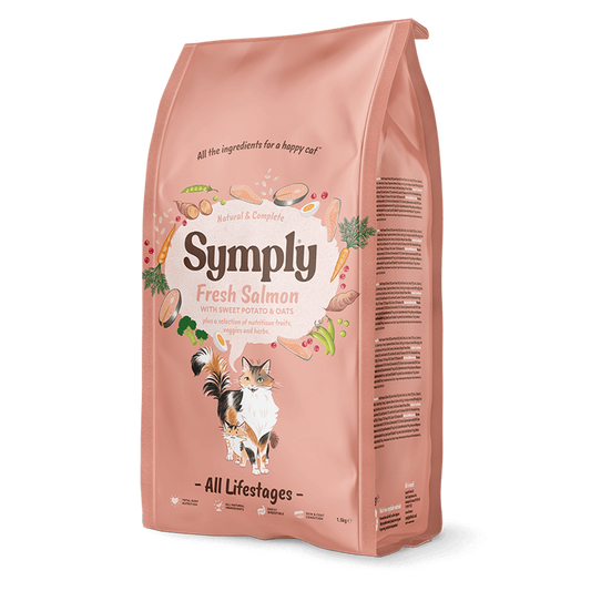 Symply - 鮮三文魚全方位貓糧配方（1.5kg／4kg）