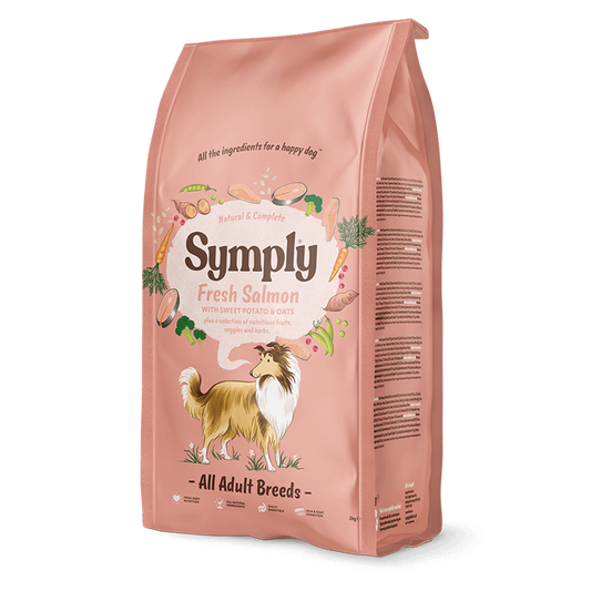 Symply - 鮮三文魚皮膚問題狗糧配方（2kg／6kg）