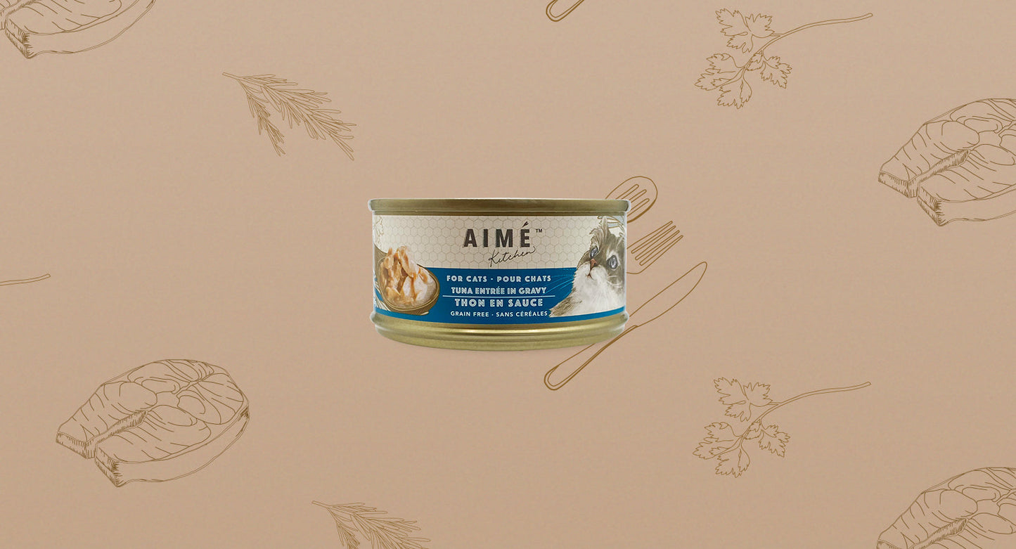 Aimé Kitchen - 啖啖肉補水系列 - 無穀物營養貓罐